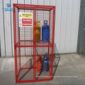 fully welded high quality gas bottle storage cage with removable shelf